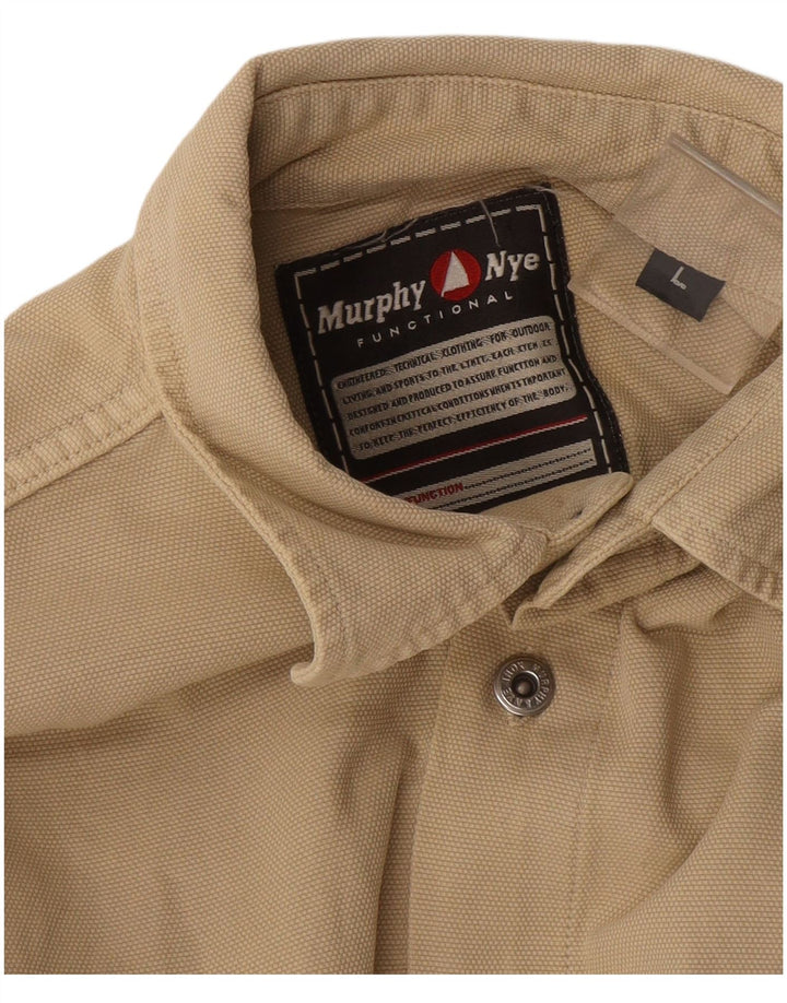 Murphy & Nye Herreskjorte Stor Beige