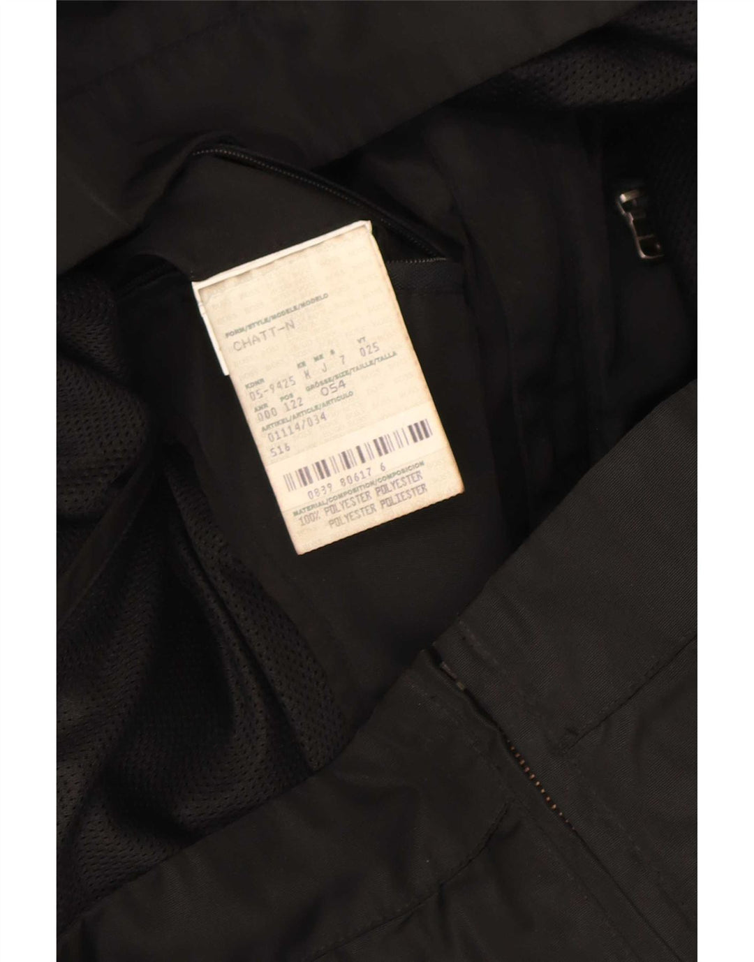 Hugo Boss Bomberjakke til mænd EU 54 2XL Sort Polyester