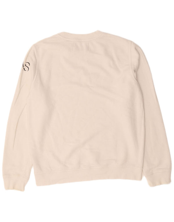 Calvin Klein Jeans Herre Grafisk Sweatshirt Jumper Stor Hvid Bomuld