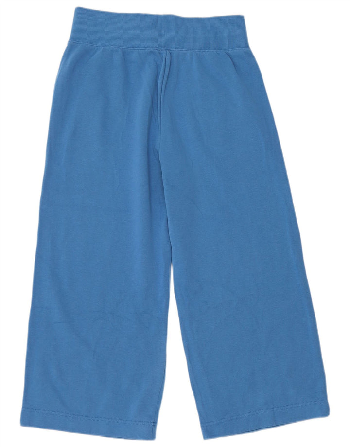 Nike Womens Crop Wide Leg træningsdragt Bukser UK 14 Medium Blue