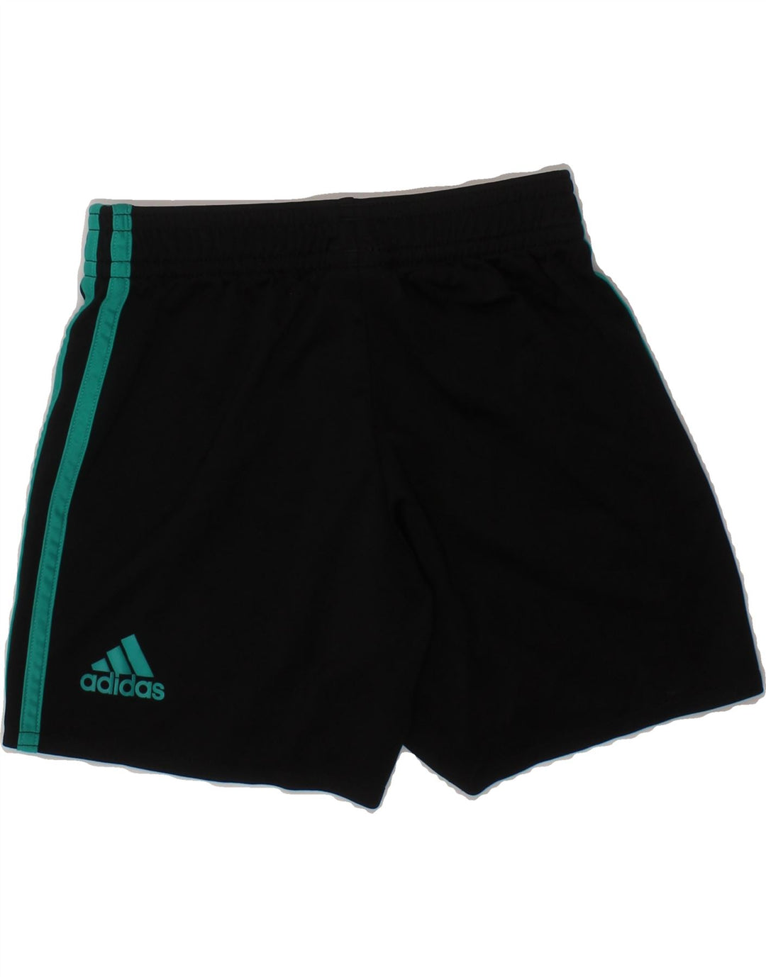 ADIDAS Boys Real Madrid Sport Shorts 3-4 Years Black Polyester Vintage Adidas and Second-Hand Adidas from Messina Hembry 