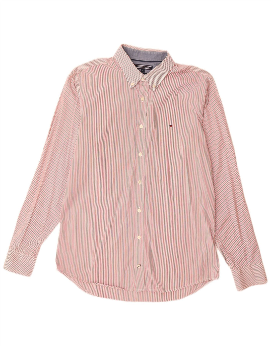 Tommy Hilfiger Herreskjorte Stor Pink Bomuld