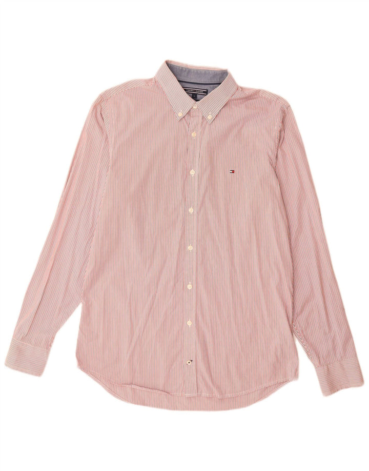 Tommy Hilfiger Herreskjorte Stor Pink Bomuld