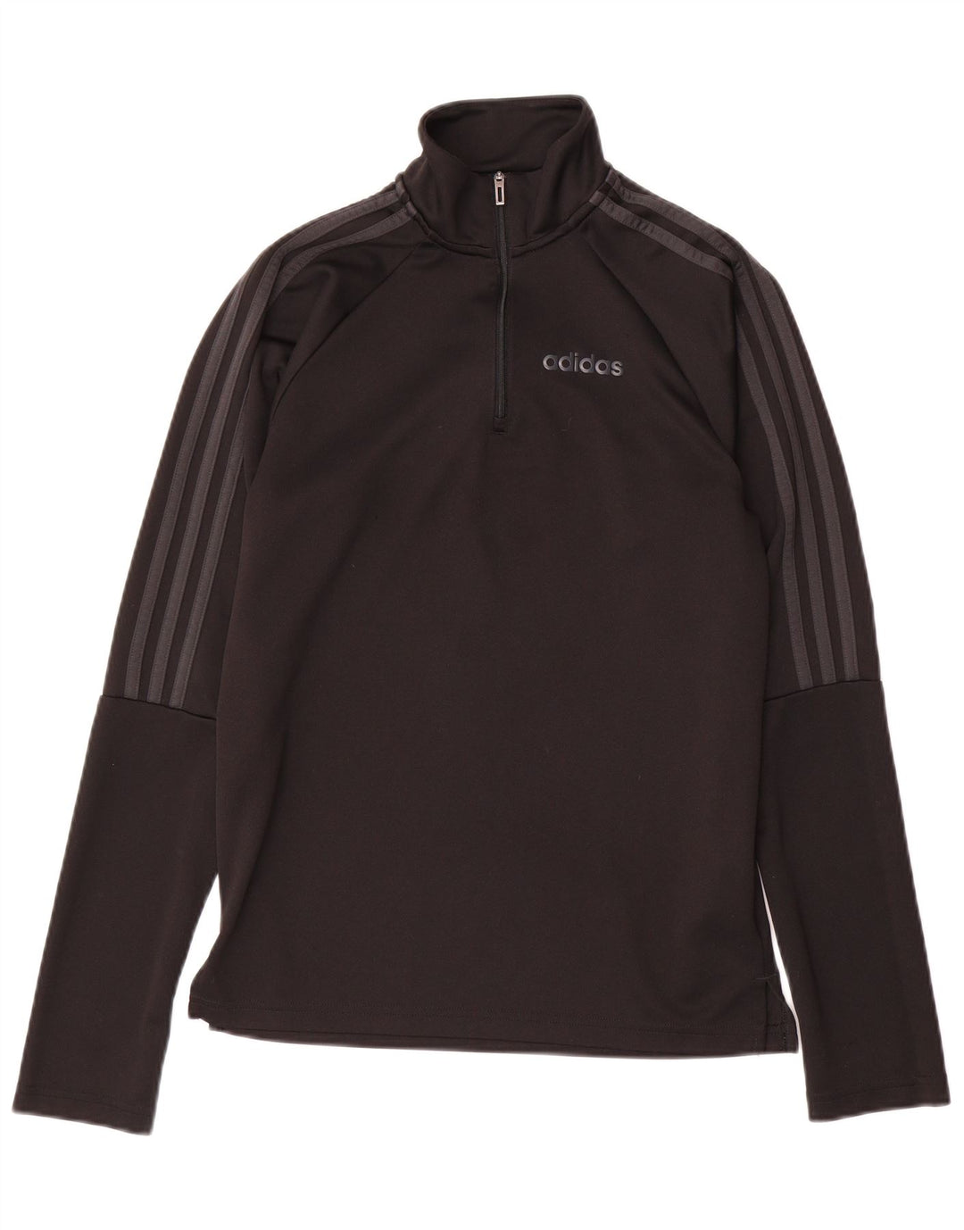 ADIDAS Herre Aeroready Zip Neck Pullover Træningsdragt Top Lille Sort