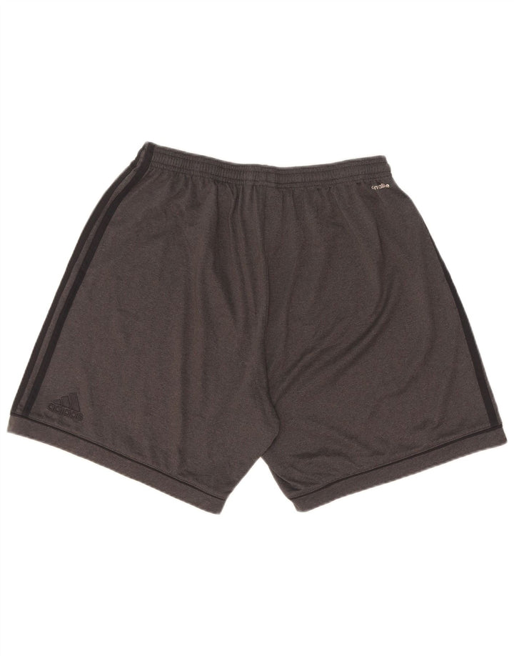 Adidas Herre Climalite Sportshorts Store Grå Polyester
