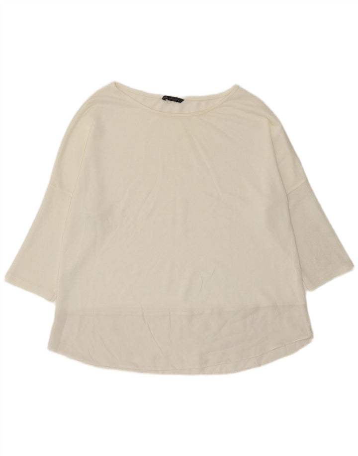 Marks & Spencer Dame Top 3/4 ærmer UK 18 XL Off White