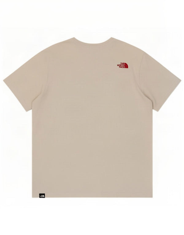 The North Face Herre Grafisk T-Shirt Top XL Hvid Bomuld