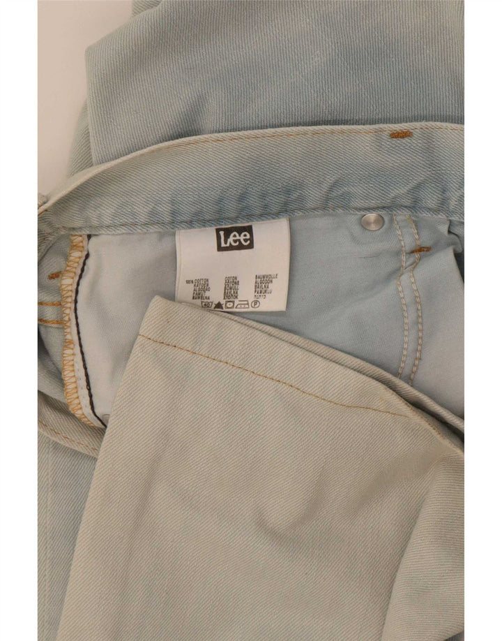 Lee Herre Knox Straight Jeans W32 L36 Blå Bomuld
