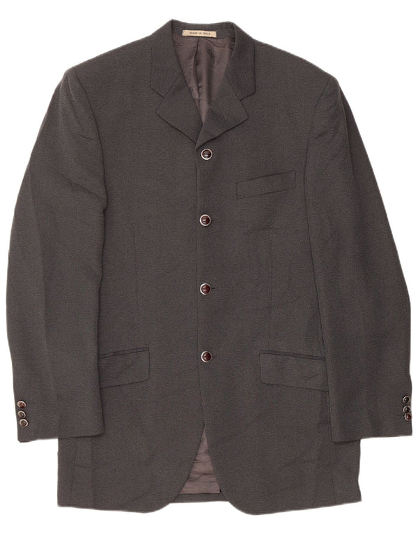 Carlo Pignatelli Herre Longline 4-knaps blazerjakke IT 48 Medium Grå