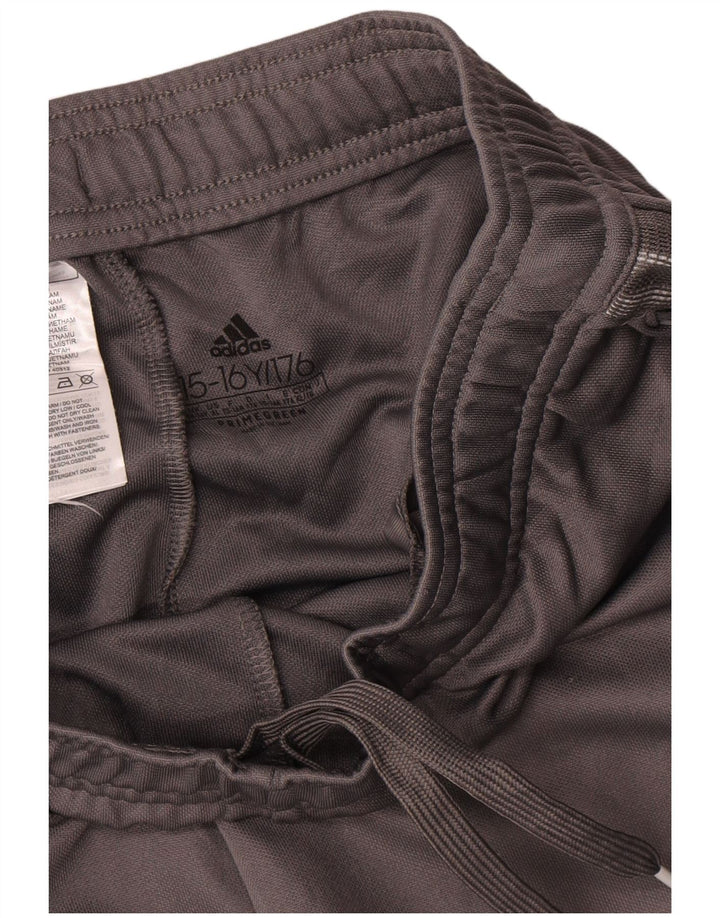 Adidas Træningsdragtsbukser til drenge 15-16 år Grå polyester