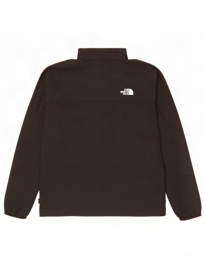 The North Face Herre Zip Neck Pullover Træningsdragt Top Stor Sort Plettet