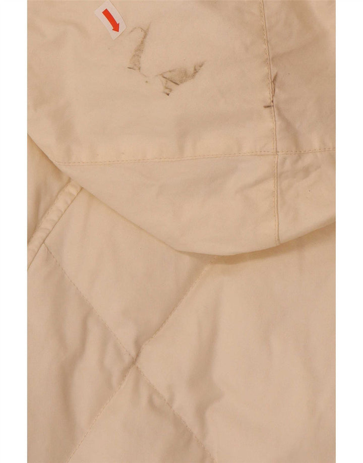Ciesse Piumini Dame Hætte Oversized Polstret Jakke IT 46 Large Off White