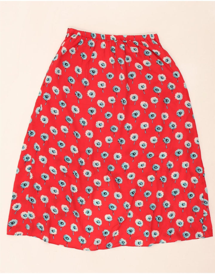 J. CREW Wrap-nederdel til kvinder, lille W27, rød blomster