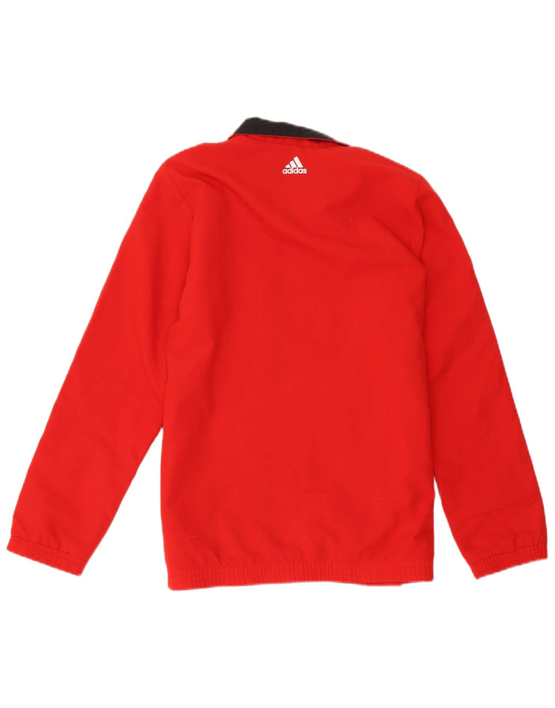 Adidas drenge grafisk træningsdragt topjakke 13-14 år rød polyester