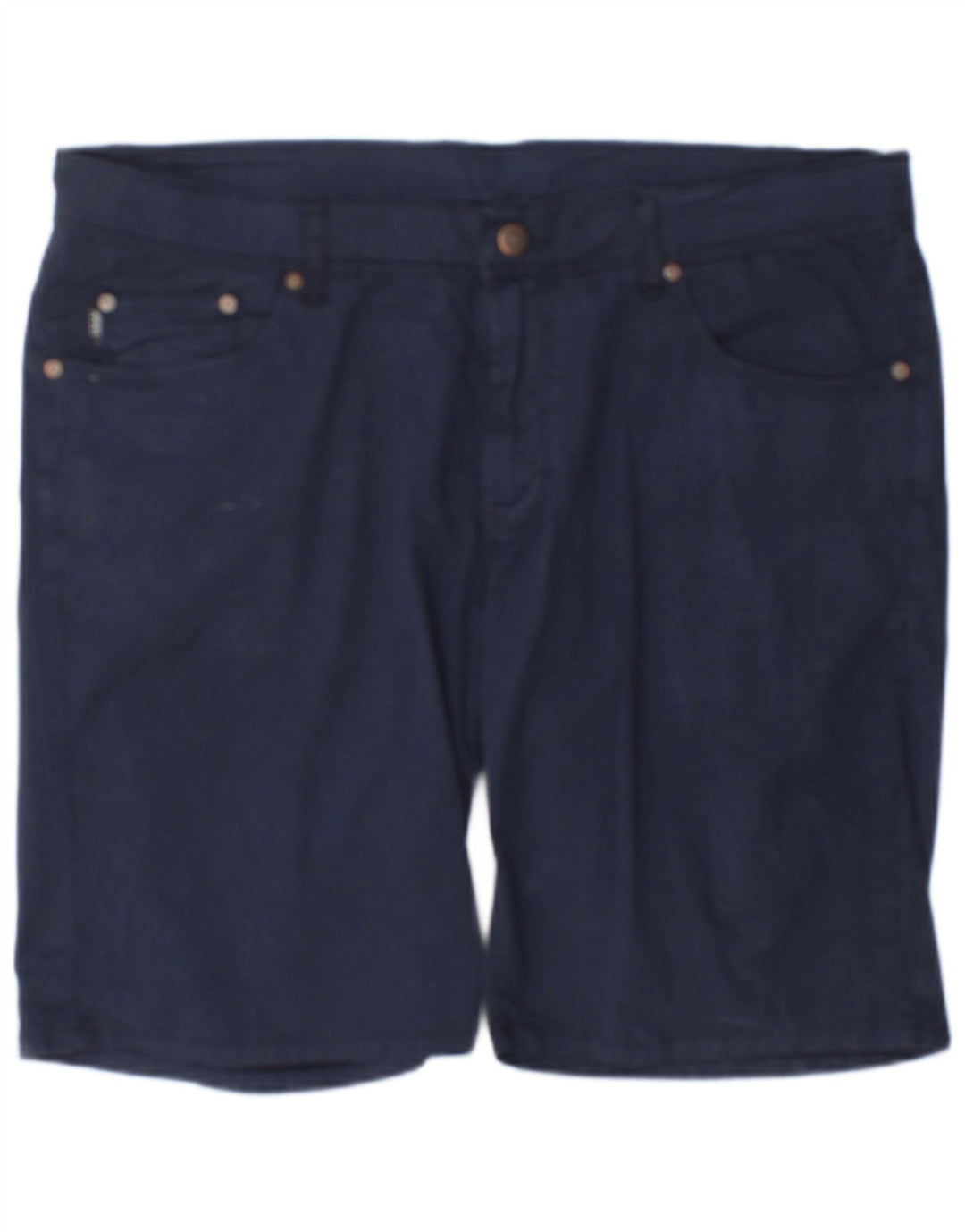 Armani Casual Shorts til mænd W36 store marineblå bomuld