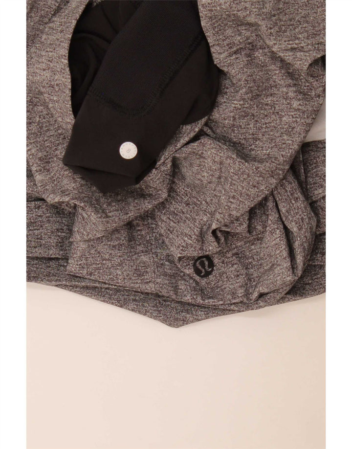 Lululemon Womens Sport Shorts US 8 Medium Grey Flecked