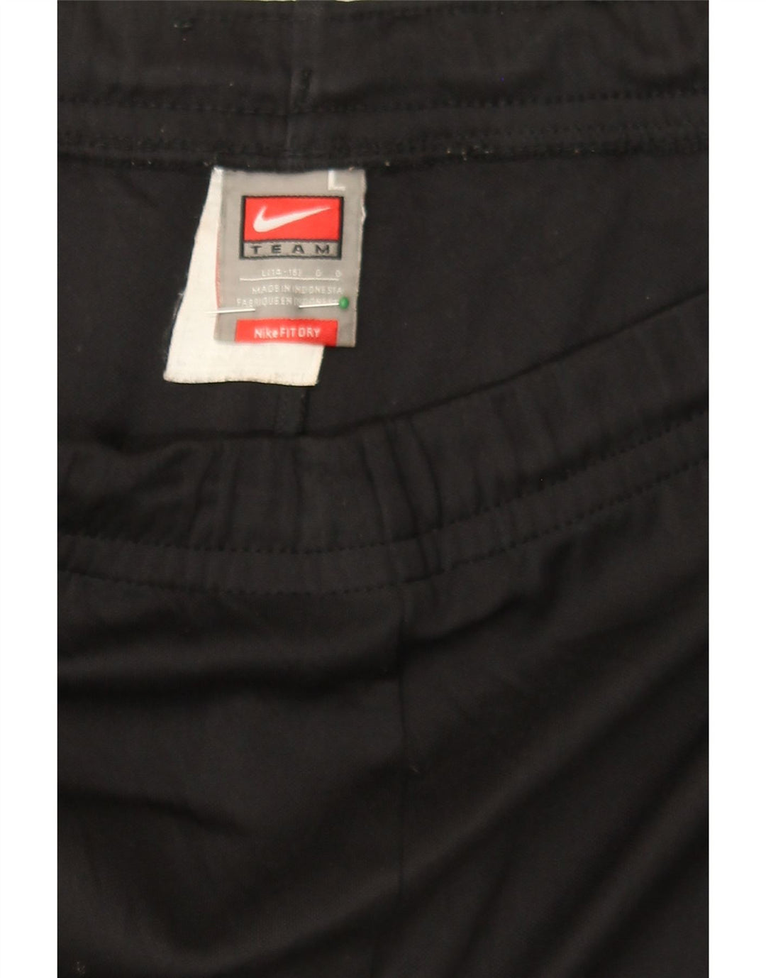 NIKE Womens Bermuda Sport Shorts US 14/16 Large  Black Polyester Vintage Nike and Second-Hand Nike from Messina Hembry 