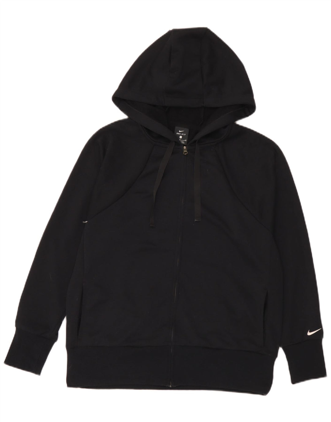 Nike Herre Dri Fit Hættetrøje Sweater med lynlås, lille sort