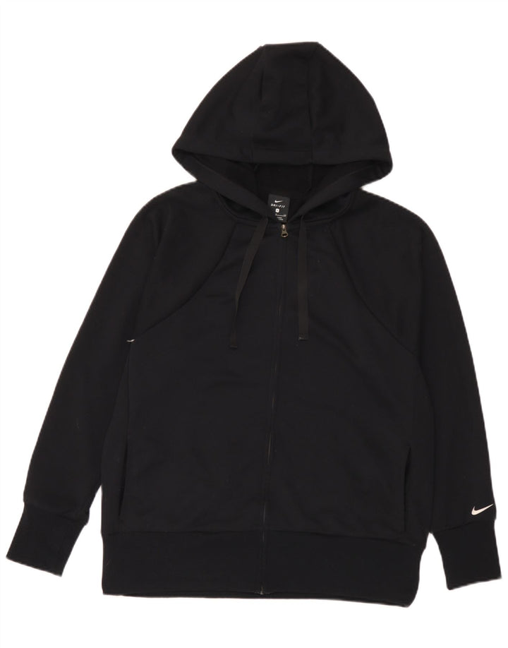 Nike Herre Dri Fit Hættetrøje Sweater med lynlås, lille sort