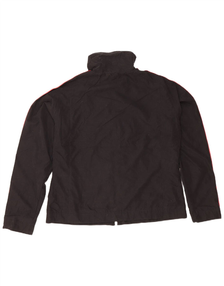 Nike træningsdragt topjakke til kvinder US 16/18 XL Sort Colourblock Polyester