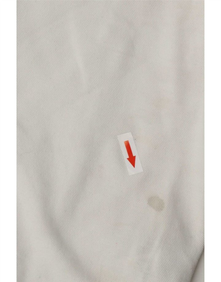 Besætningstøj Herre poloshirt Medium hvid bomuld