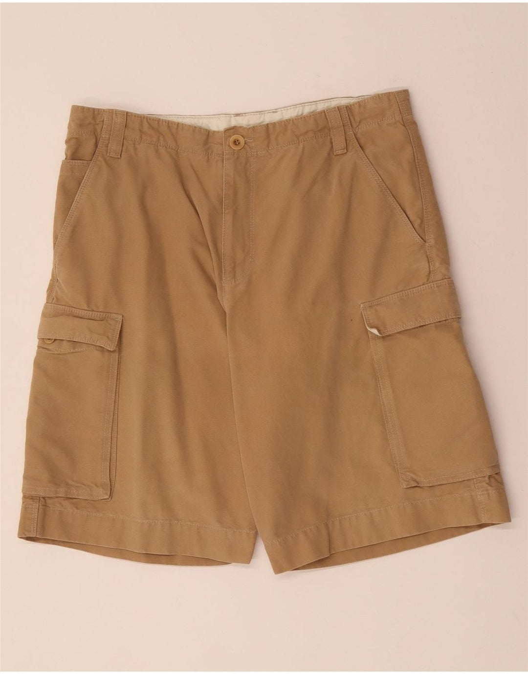 TIMBERLAND Herre Cargo Shorts W32 Medium Beige Bomuld