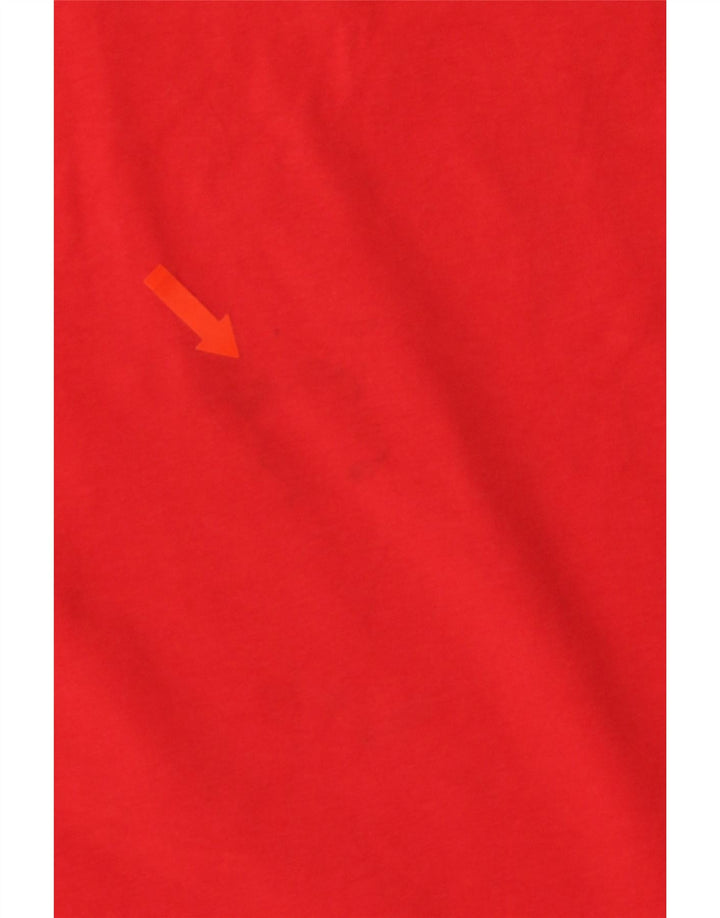 La Martina Boys Grafisk T-Shirt Top 9-10 År Rød