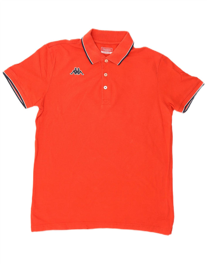Kappa herre polo skjorte stor rød