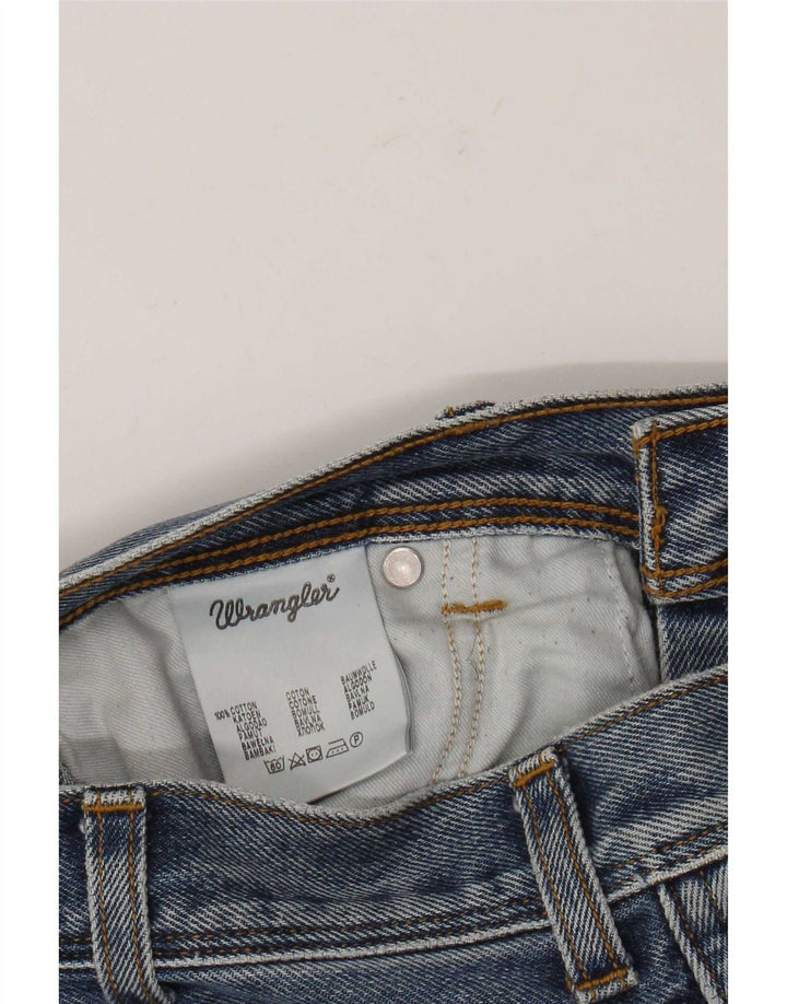 Wrangler Herre Regular Fit Straight Jeans W34 L32 Blå Bomuld