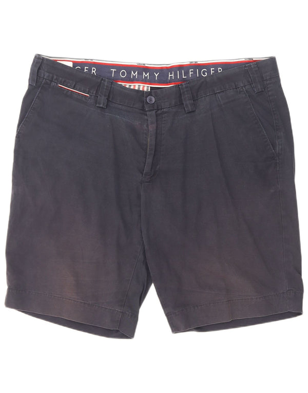 Tommy Hilfiger Herre Brooklyn Chino Shorts W42 2XL Marineblå Bomuld