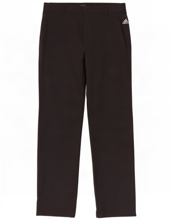 Adidas Lige Chino-bukser til mænd W32 L32 Sort Polyester