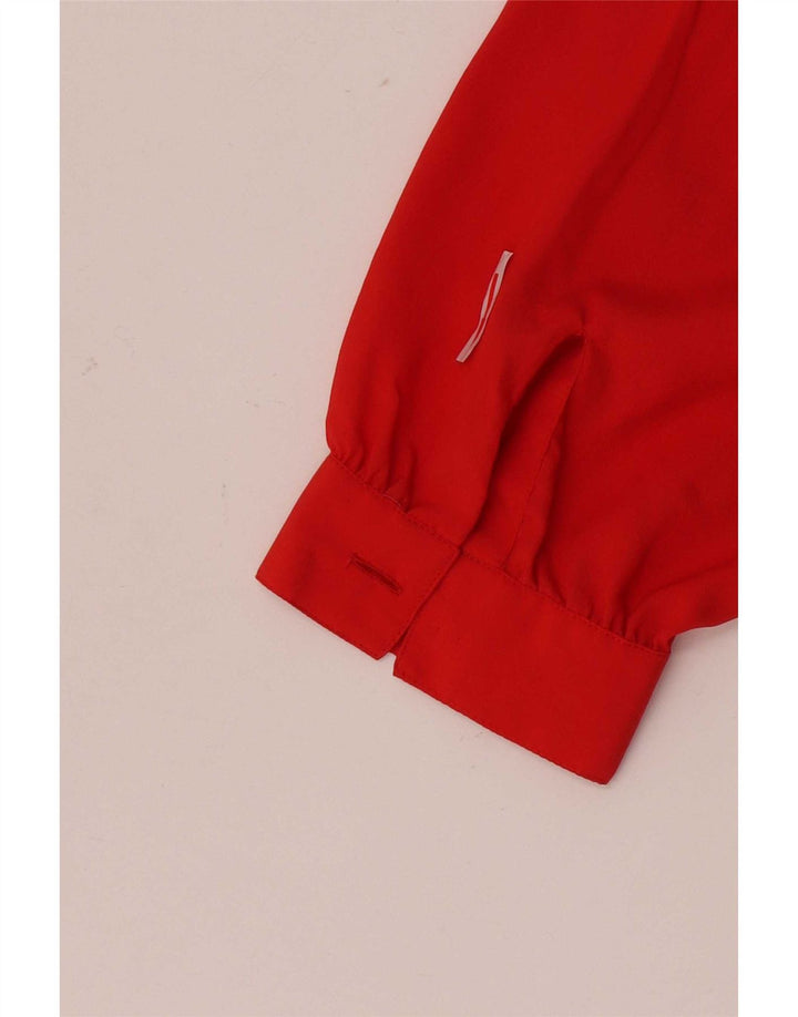 Mario Pucci Cecconi Dame bluse Top IT 44 Medium Rød Colourblock