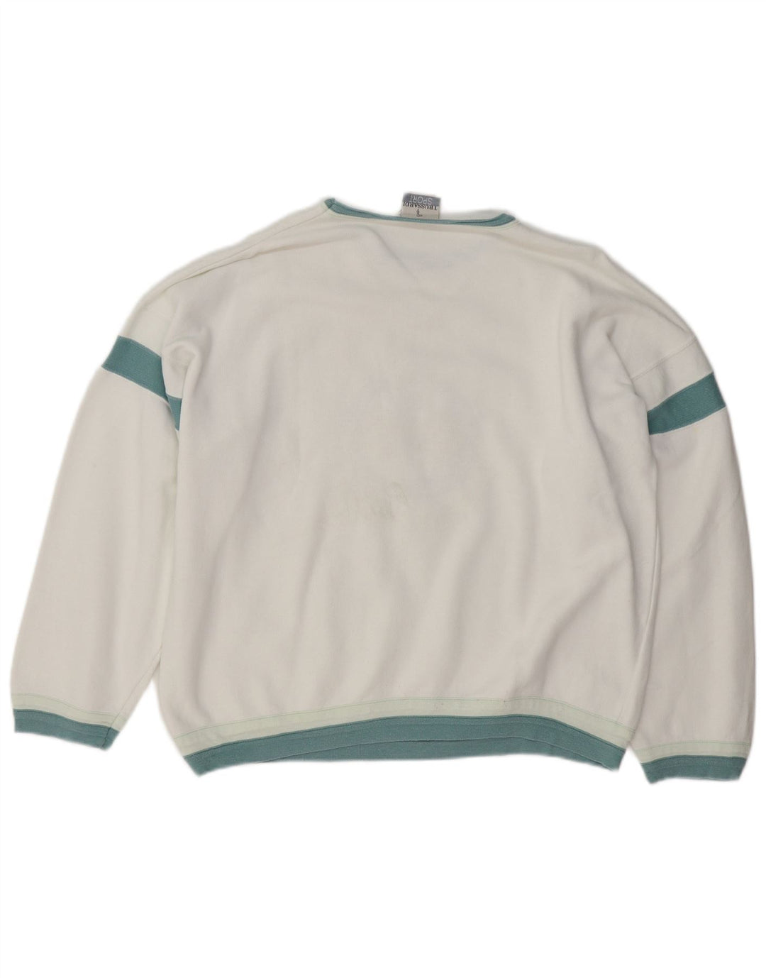 TRUSSARDI Grafisk sweatshirt til kvinder IT 46 Stor hvid bomuld