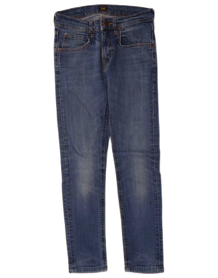 Lee Herre Luke Slim Jeans W27 L27 Blå Bomuld