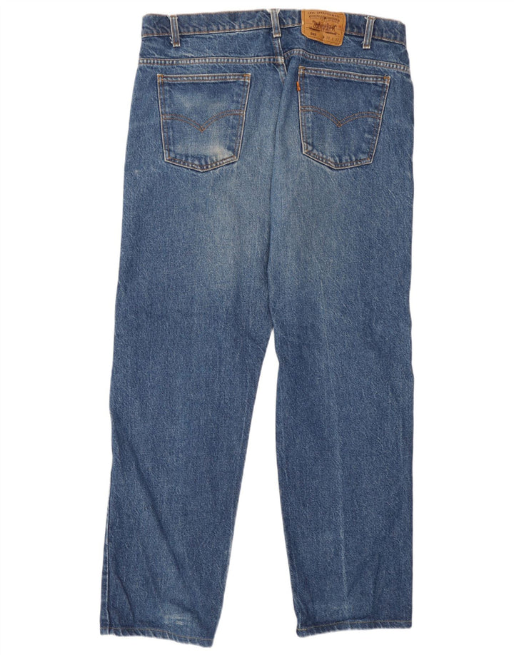 Levi's Herre 505 Straight Jeans W38 L30 Blå