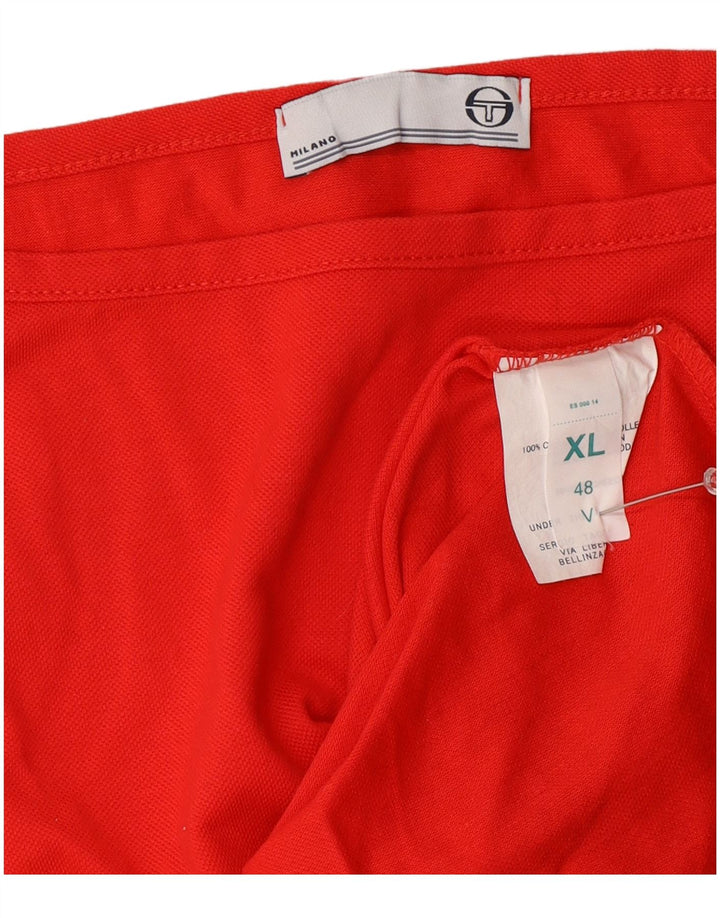 Sergio Tacchini Damevest Top UK 18 XL Rød Bomuld