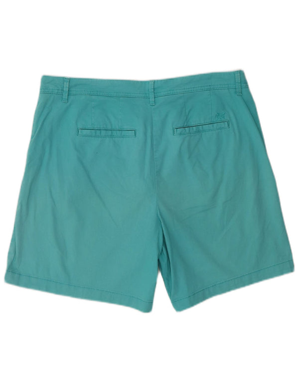 Besætningstøj Dame Regular Chino Shorts UK 14 Large W36 turkis bomuld