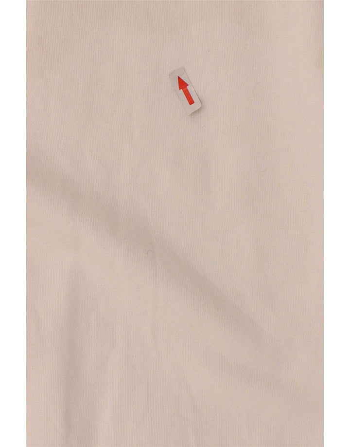 Tommy Hilfiger Dame Grafisk Oversized Sweatshirt Jumper UK 10 Small White