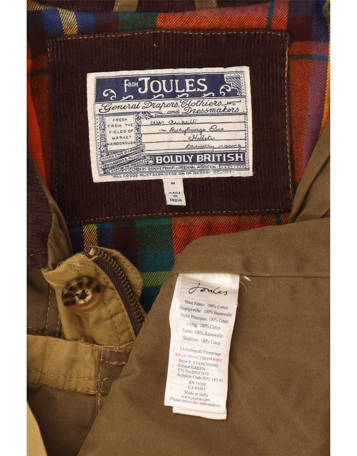 Joules Herre Utility Jacket UK 38 Medium Khaki Colourblock Cotton