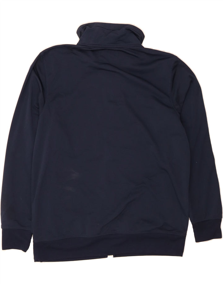 JACK & JONES Mens Tracksuit Top Jacket XL Navy Blue Polyester Vintage Jack & Jones and Second-Hand Jack & Jones from Messina Hembry 