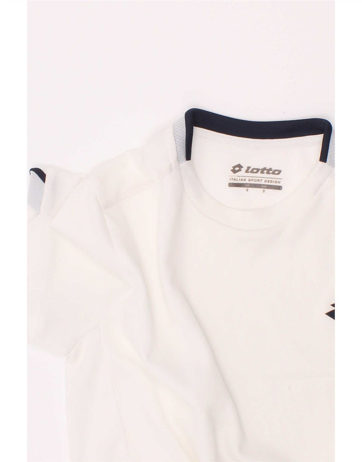 Lotto Dame T-Shirt Top UK 8 Small White