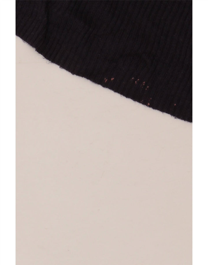 MARKS & SPENCER Dame Longline Cardigan Sweater UK 10 Small Navy Blue