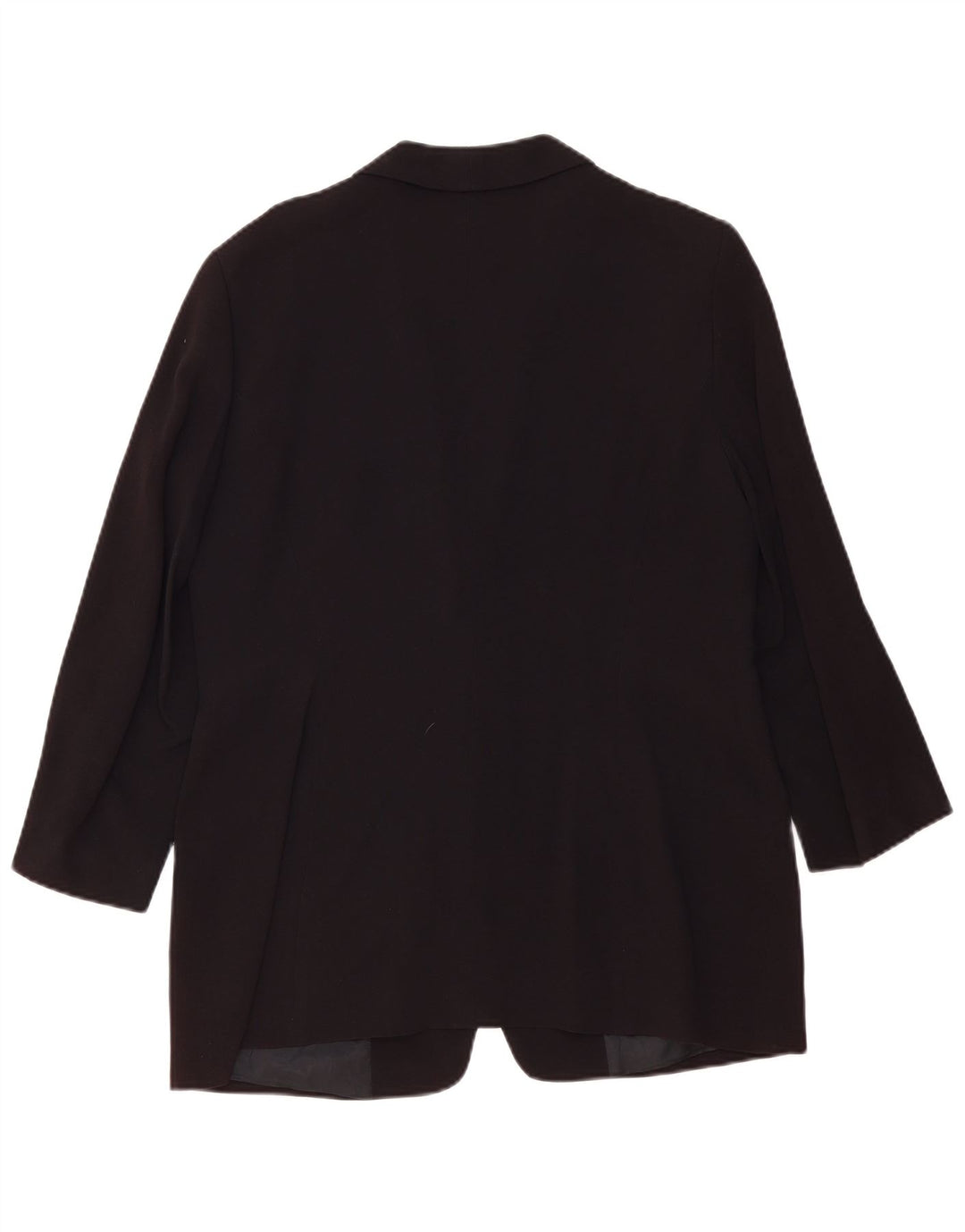 ZARA blazerjakke med 1 knap til kvinder, 3/4 ærmer EU 44 XL, sort Rayon