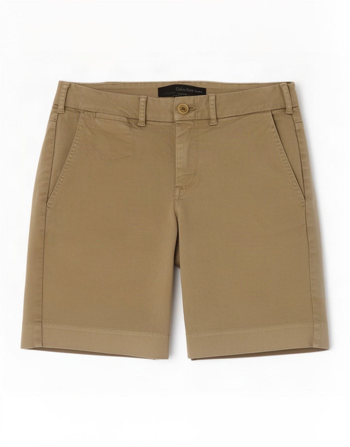 Calvin Klein Chino Shorts til kvinder Medium W30 Beige