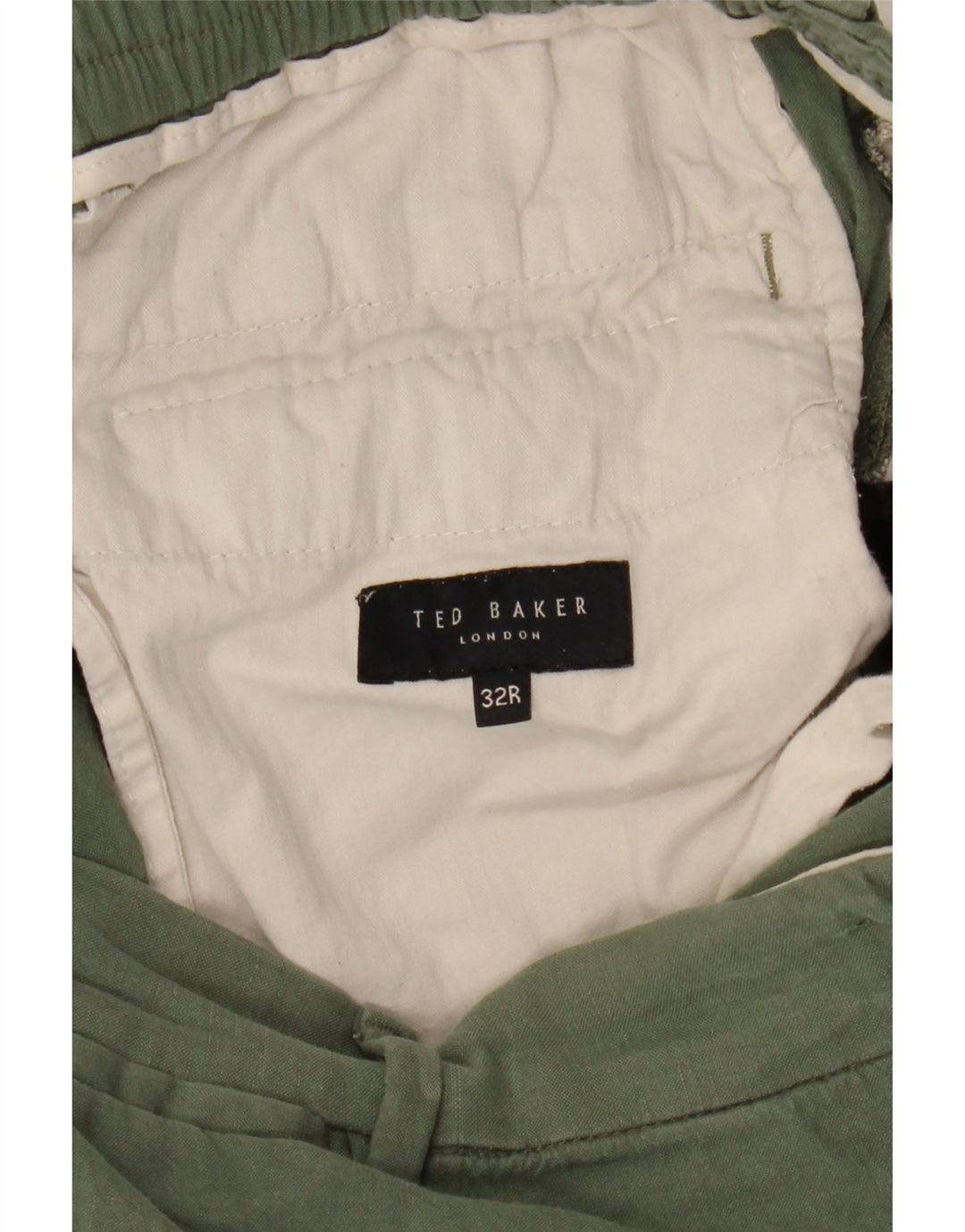 Ted Baker Herre Chino Shorts W32 Medium Green Modal