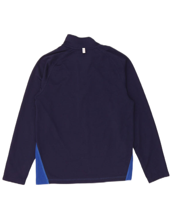 Russell Athletic Boys Pullover Træningsdragt Top 10-11 år Large Navy Blue