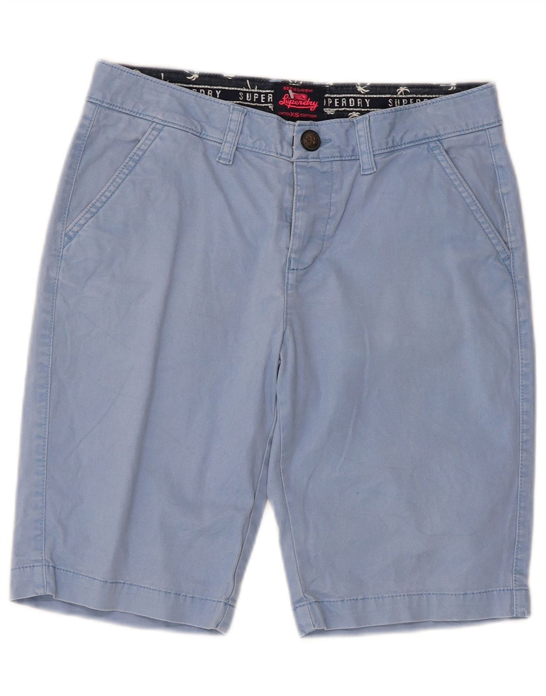 Superdry Chino Shorts til mænd XS W30 Blå Bomuld