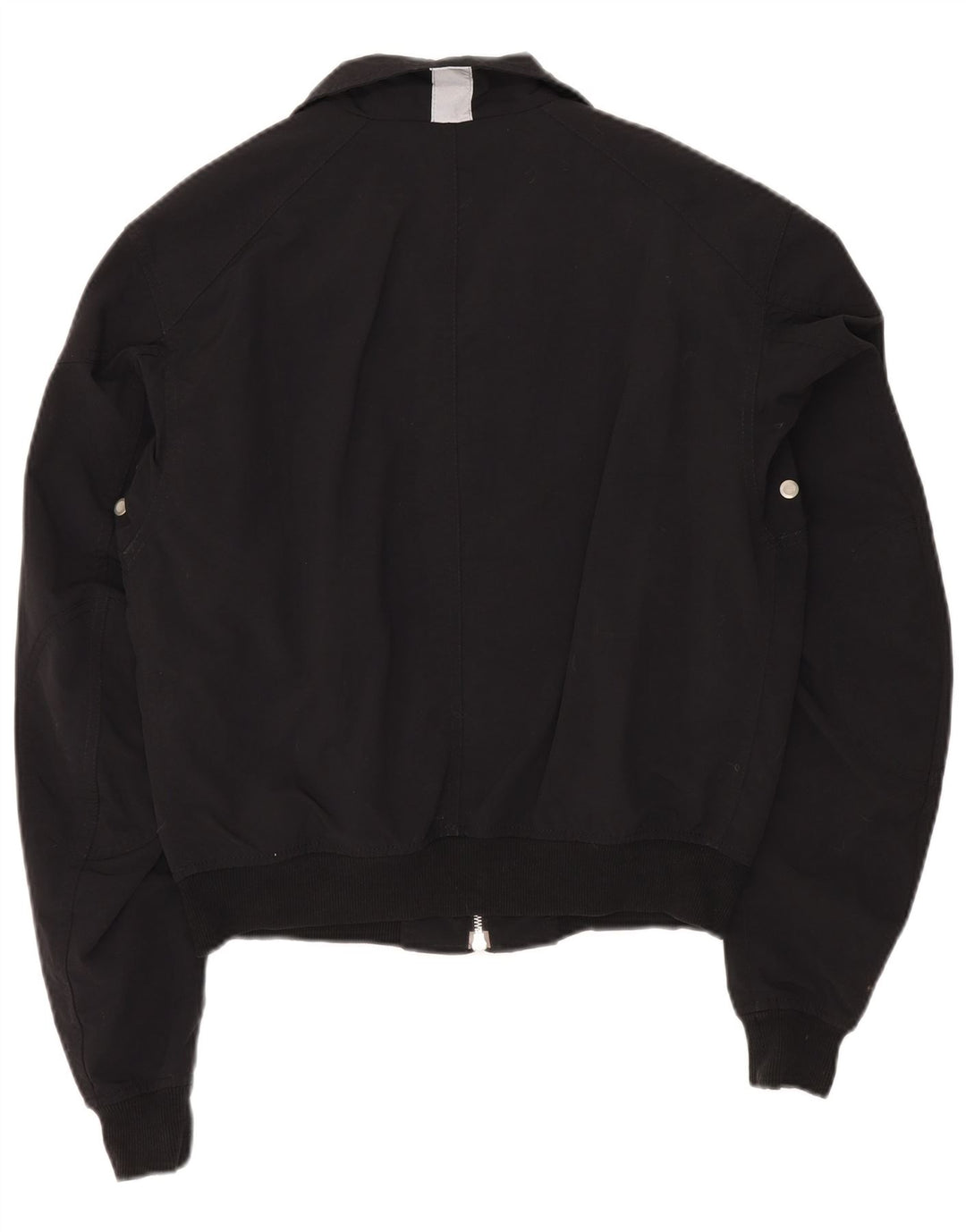 Belstaff Womens Bomber Jacket UK 14 Medium Black Nylon