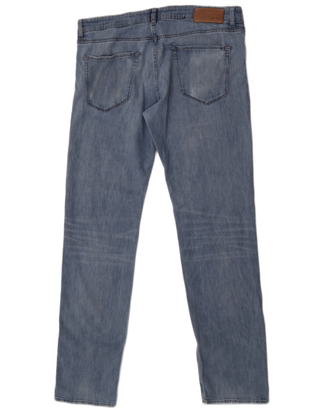 Hugo Boss Herre Slim Jeans W34 L34 Blå Bomuld