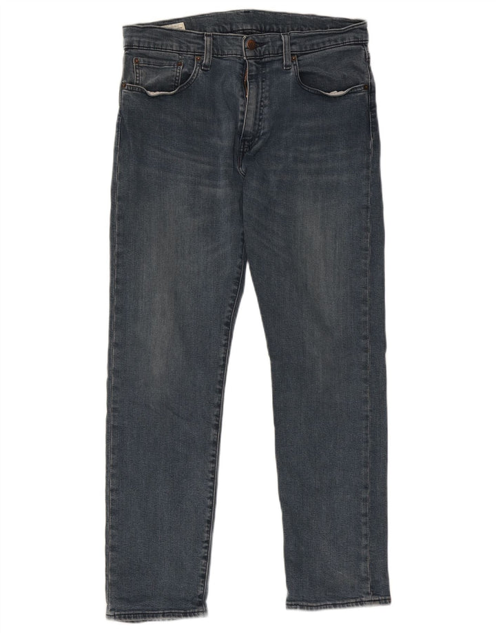 Levi's Herre 502 tilspidsede jeans W32 L30 Marineblå